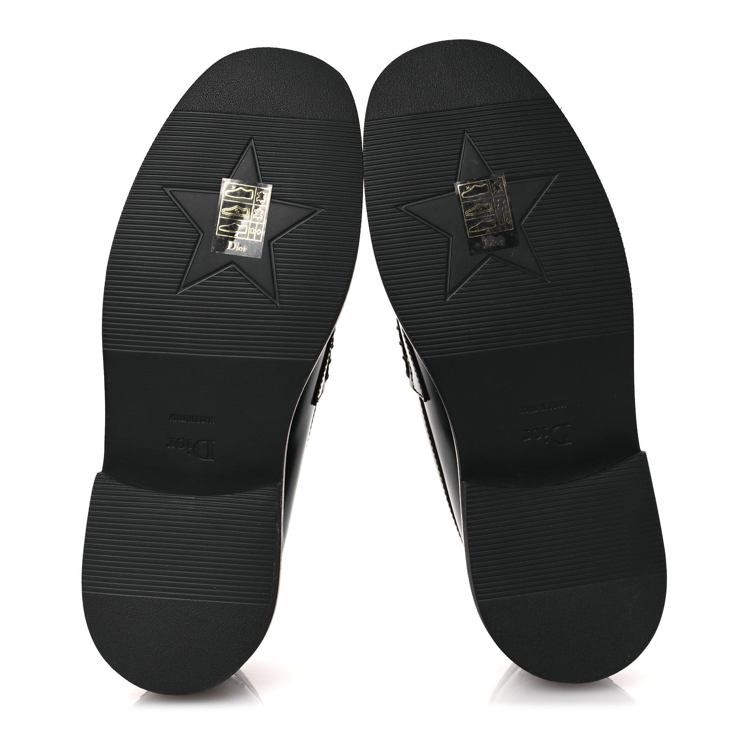 Christian Dior Brushed Calfskin Boy Platform Loafers 35.5 Black 7 of 11