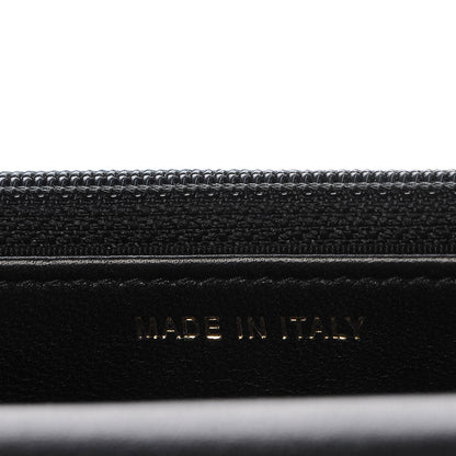 Chanel Lambskin Quilted Pearl Wallet On Chain WOC Black 8 of 10