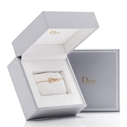 Christian Dior 18K Yellow Gold Diamond Dioramour Bracelet 5 of 5
