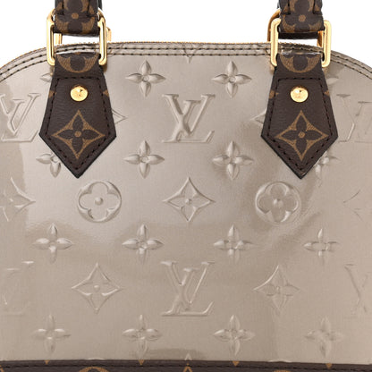 Louis Vuitton Vernis Monogram Alma BB Taupe Metallise 8 of 10