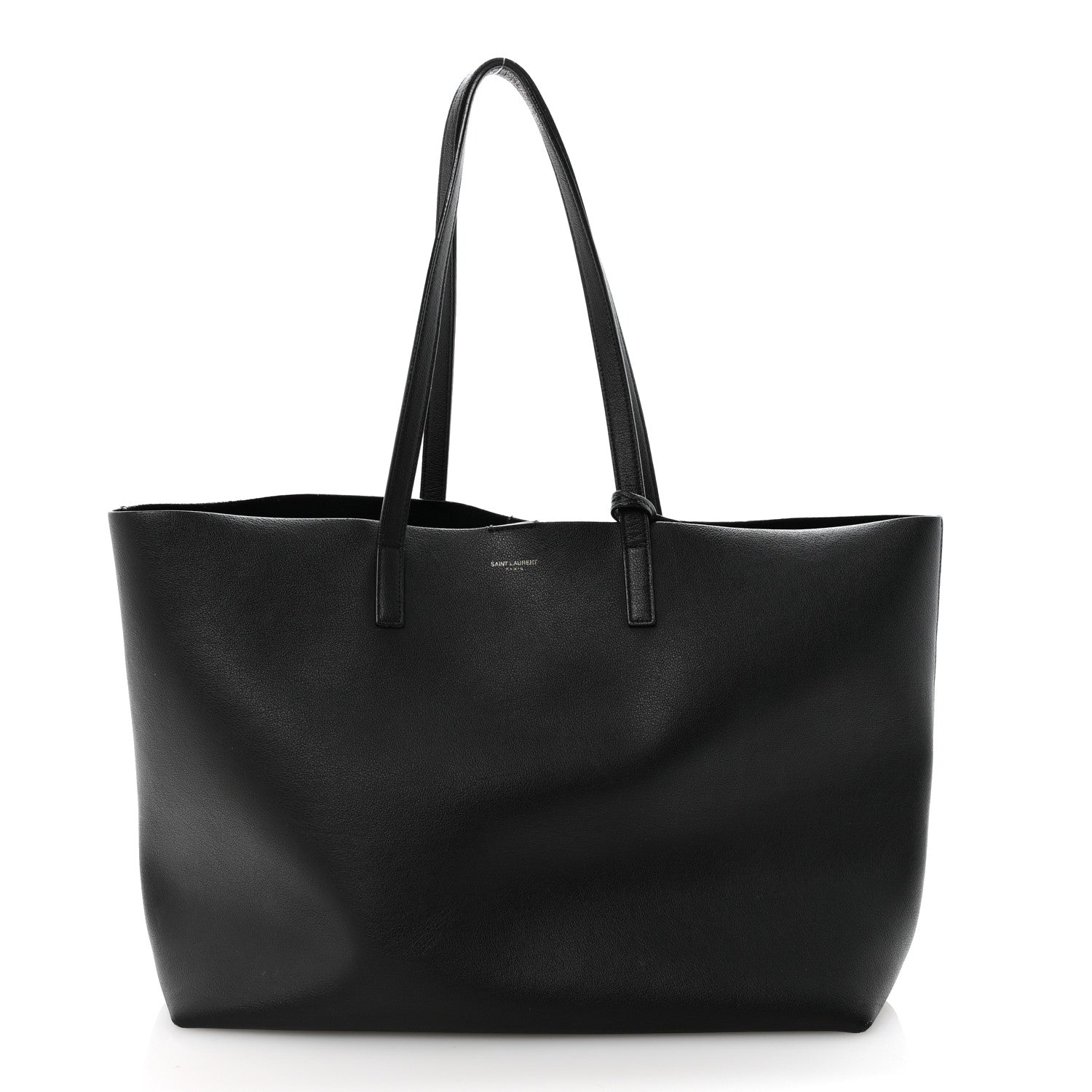 Saint Laurent Calfskin Large Shopping Tote Black 1 of 10