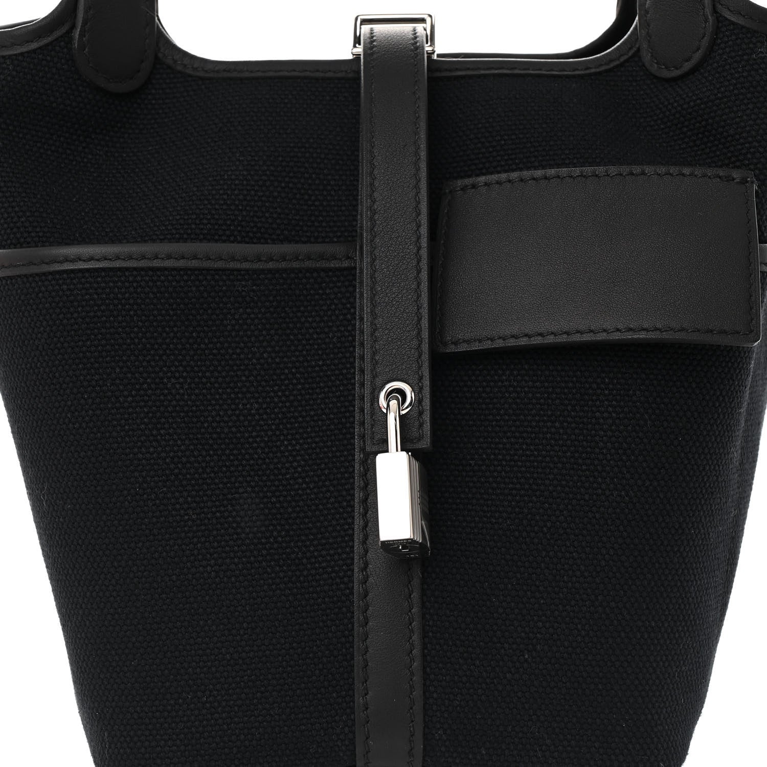 Hermes Toile Goeland Swift Cargo Picotin Lock 18 Bleu Marine Black 8 of 11