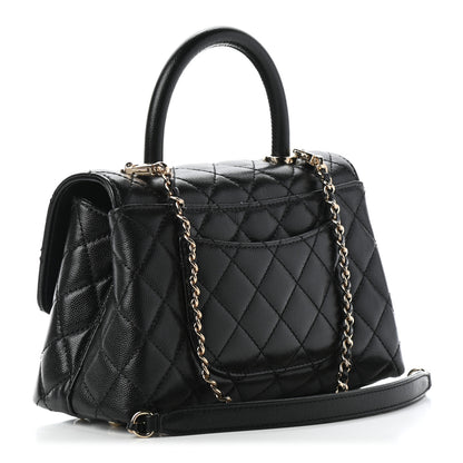 Chanel Caviar Quilted Mini Coco Handle Flap Black 2 of 6