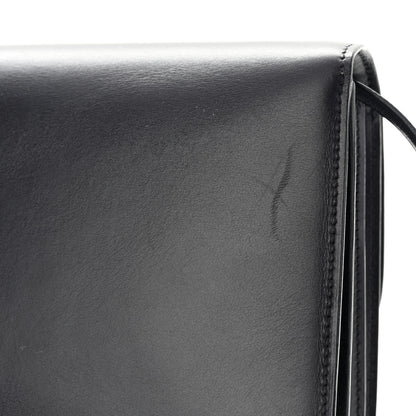 Celine Box Calfskin Medium Classic Box Flap Bag Navy 17 of 17