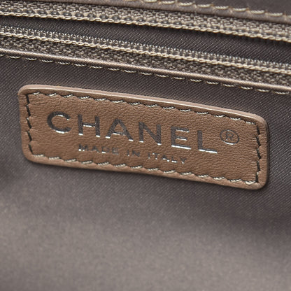 Chanel Caviar Quilted XL Grand Shopping Tote GST Navy Blue 9 of 10
