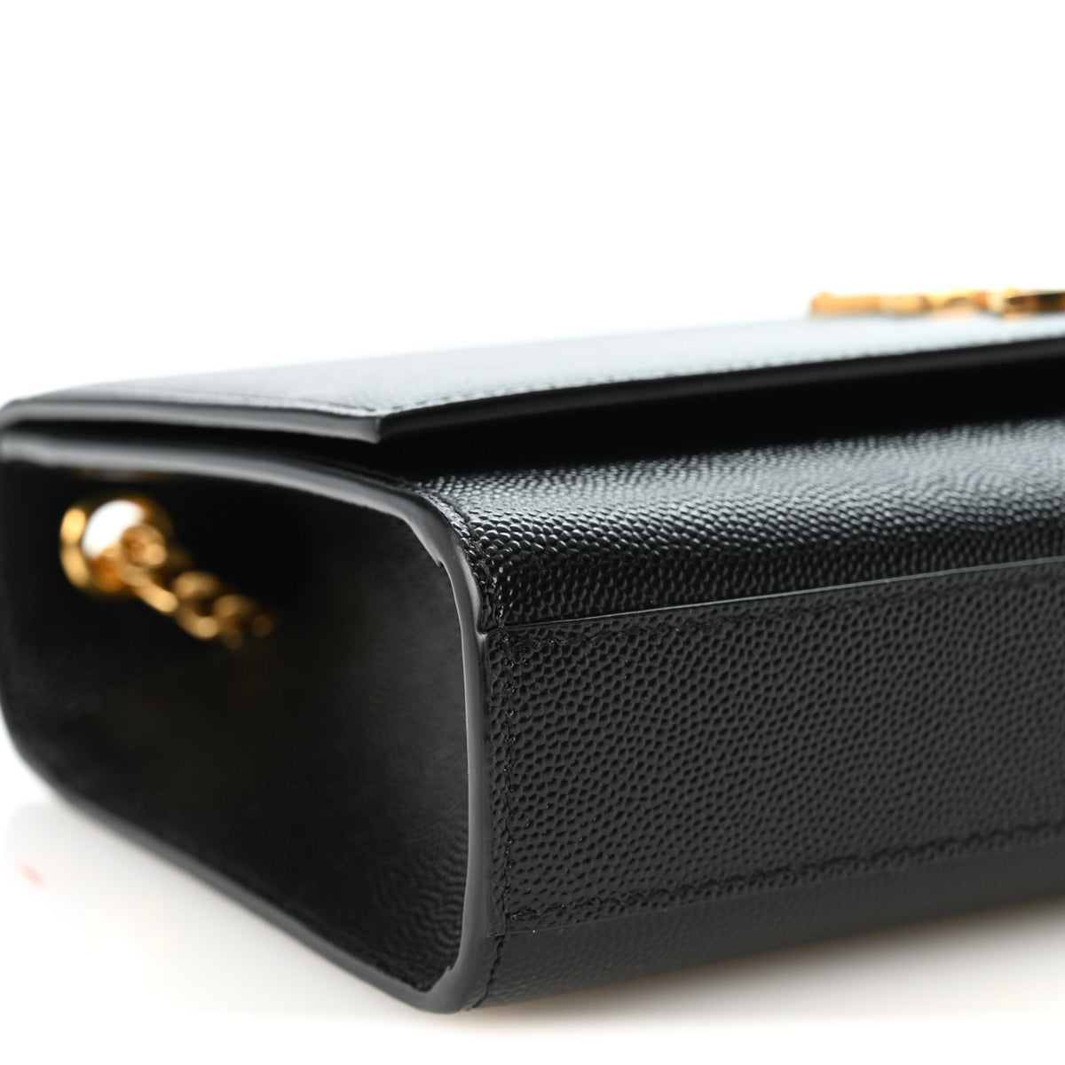 Grain De Poudre Medium Classic Monogram Kate Satchel Black