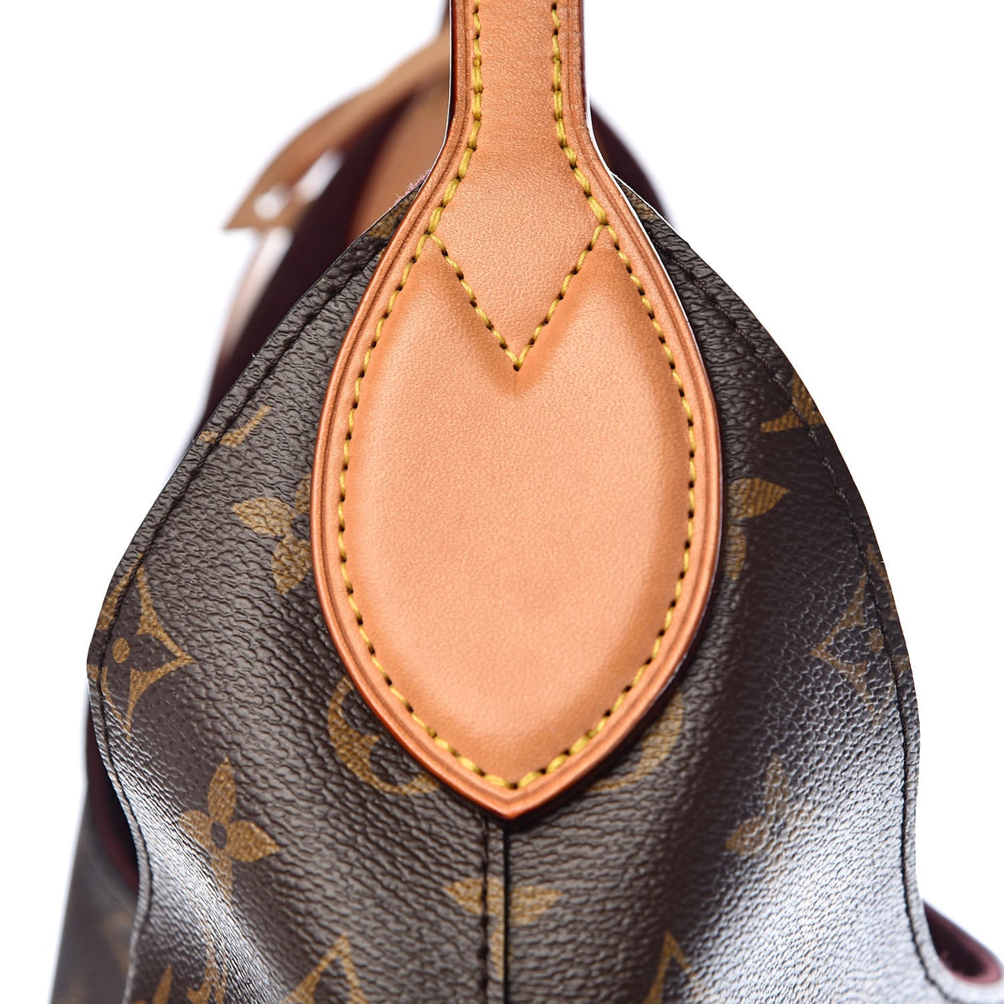 Monogram Flower Hobo Beige