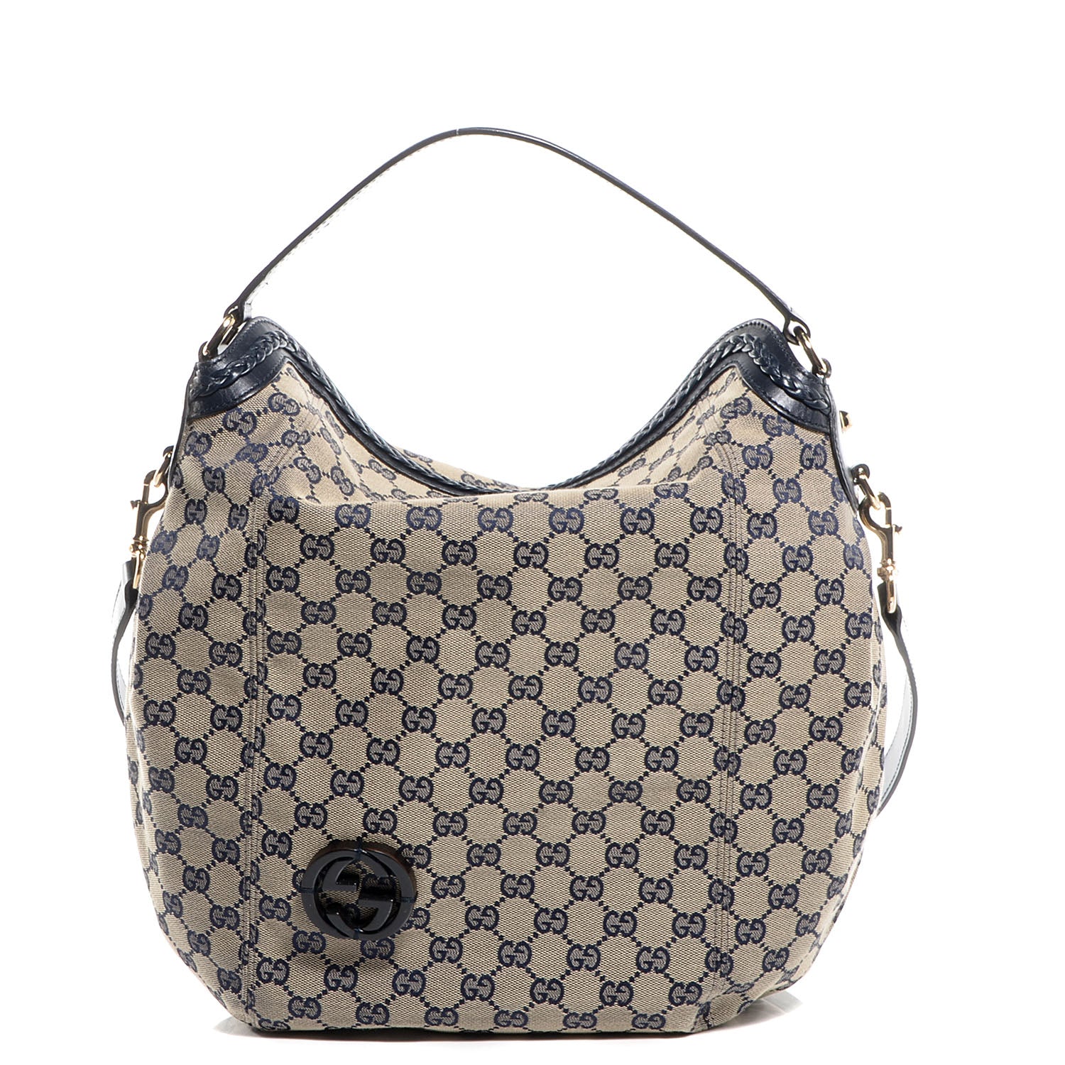 Gucci Monogram GG Brick Lane Hobo Navy 1 of 7