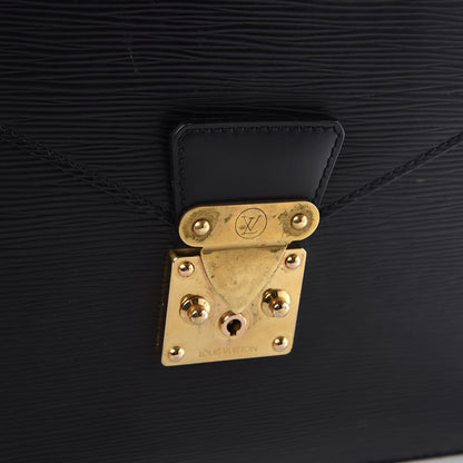 Louis Vuitton Epi Serviette Conseiller Briefcase Black 9 of 19