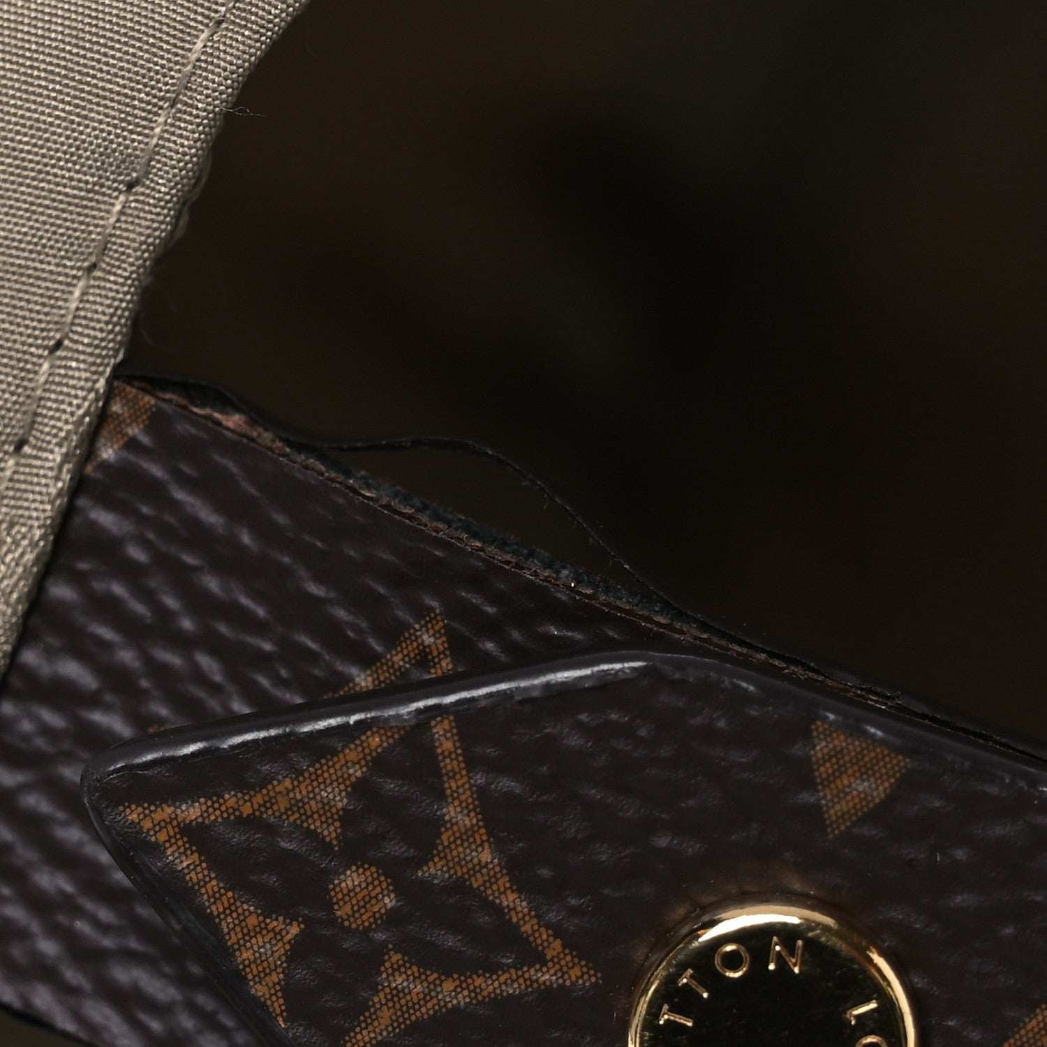 Louis Vuitton Monogram Polyester Silk LV Get Ready Cap M Beige 10 of 12