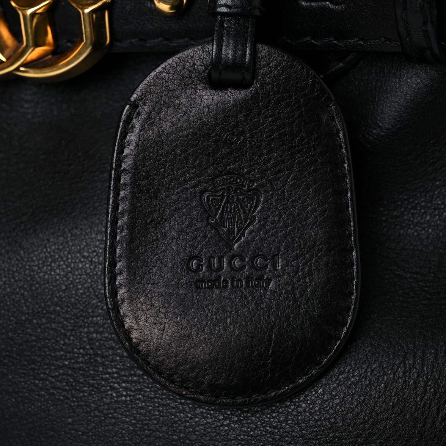 Gucci Calfskin Medium GG Running Tote Black 19 of 27