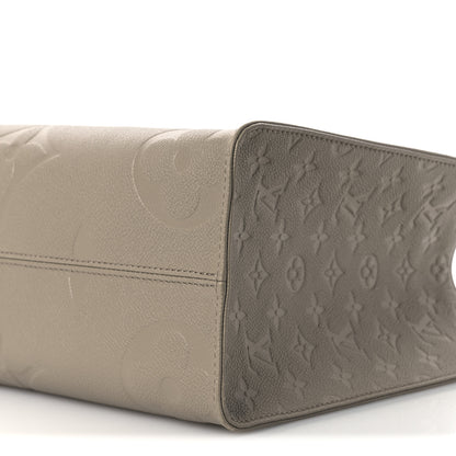 Louis Vuitton Empreinte Monogram Giant Onthego MM Tourterelle 9 of 9