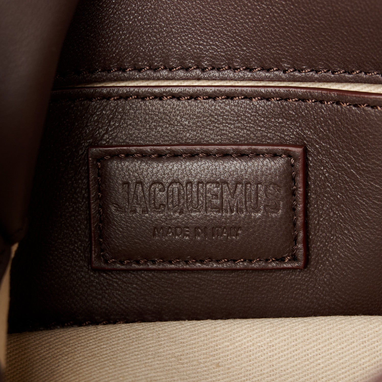 Jacquemus Padded Lambskin Le Petit Bambimou Medium Brown 6 of 9