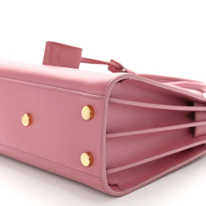 Saint Laurent Calfskin Nano Sac De Jour Rose Dark 9 of 9