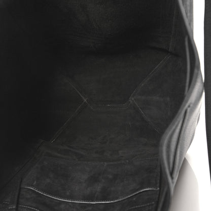 Celine Soft Grained Calfskin Small Belt Cabas Phantom Black 5 of 10