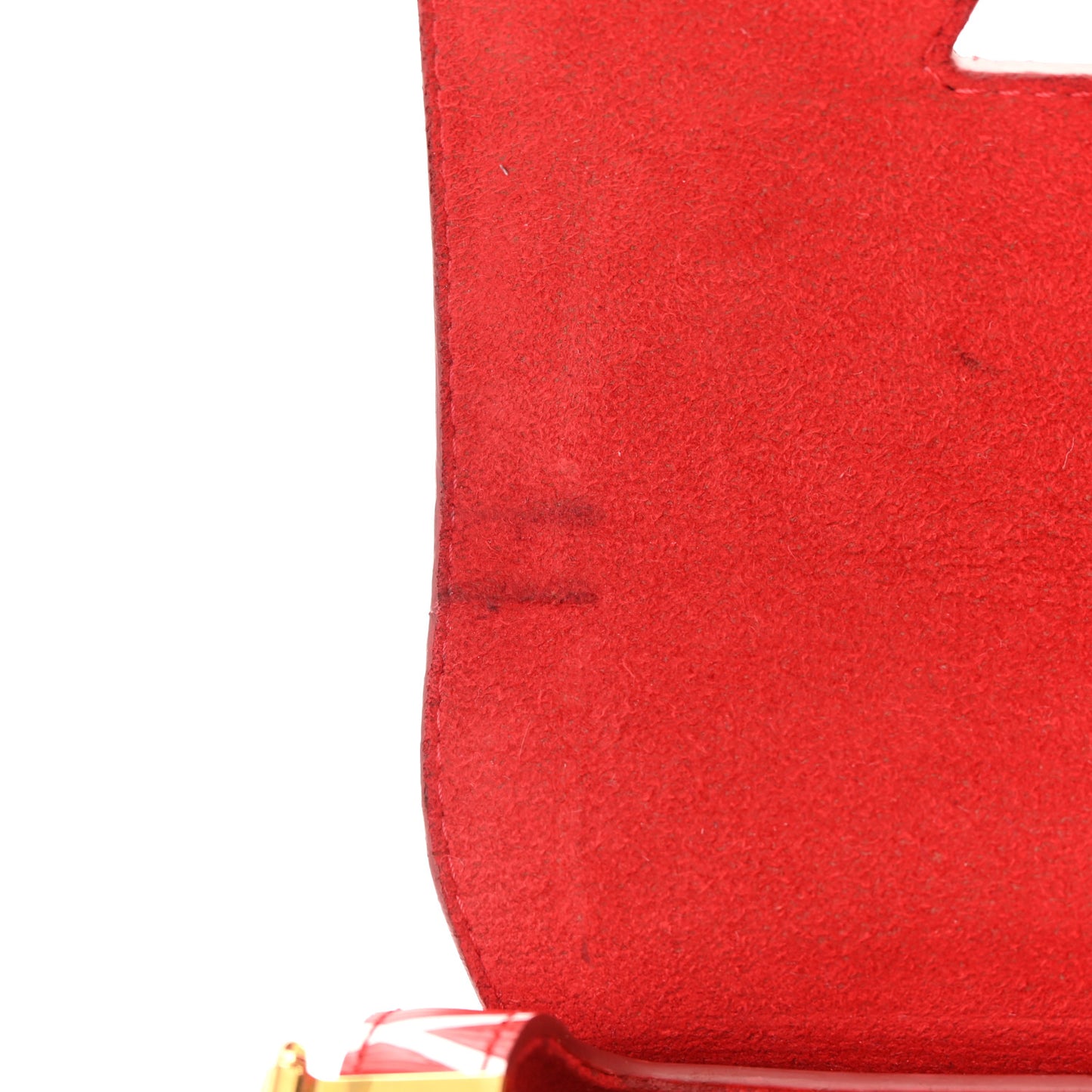 LOUIS VUITTON Epi Malletage Twist Shoulder Bag PM Rouge