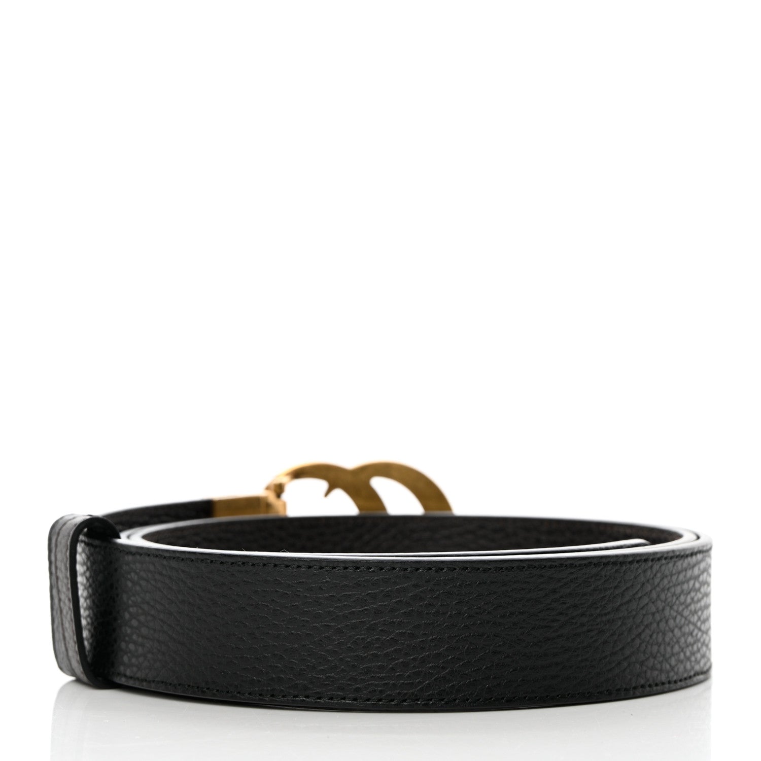 Gucci Calfskin Double G Reversible 37mm Belt 120 48 Black Cocoa 3 of 10