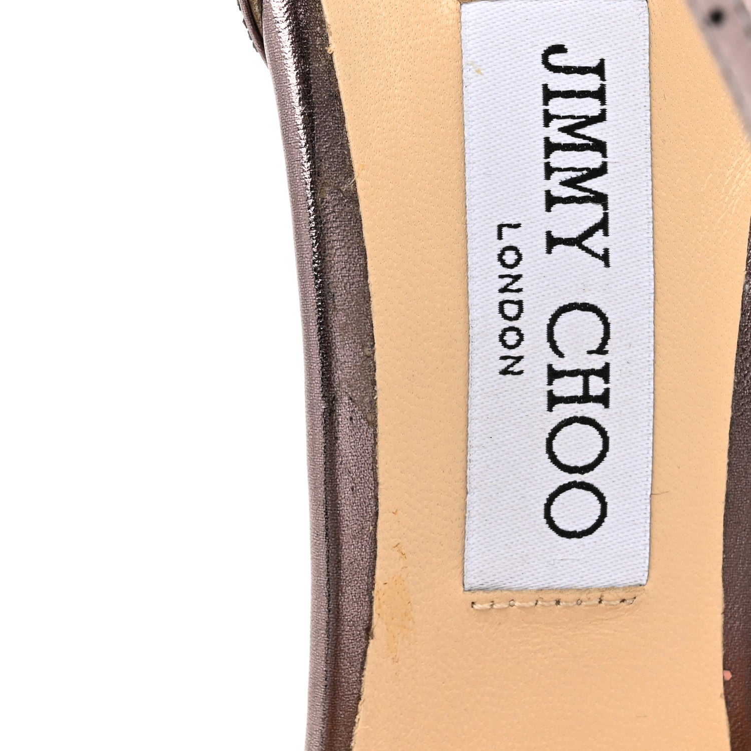 Jimmy Choo Coarse Glitter Fabric Pattie 130 Pumps 40.5 Light Lilac 9 of 13