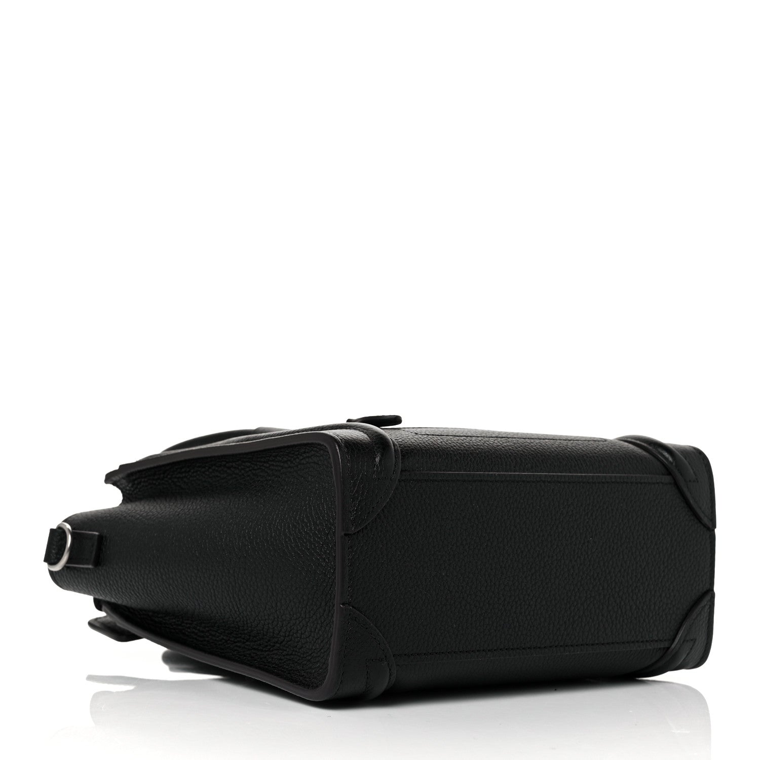 Celine Drummed Calfskin Nano Luggage Black 7 of 19