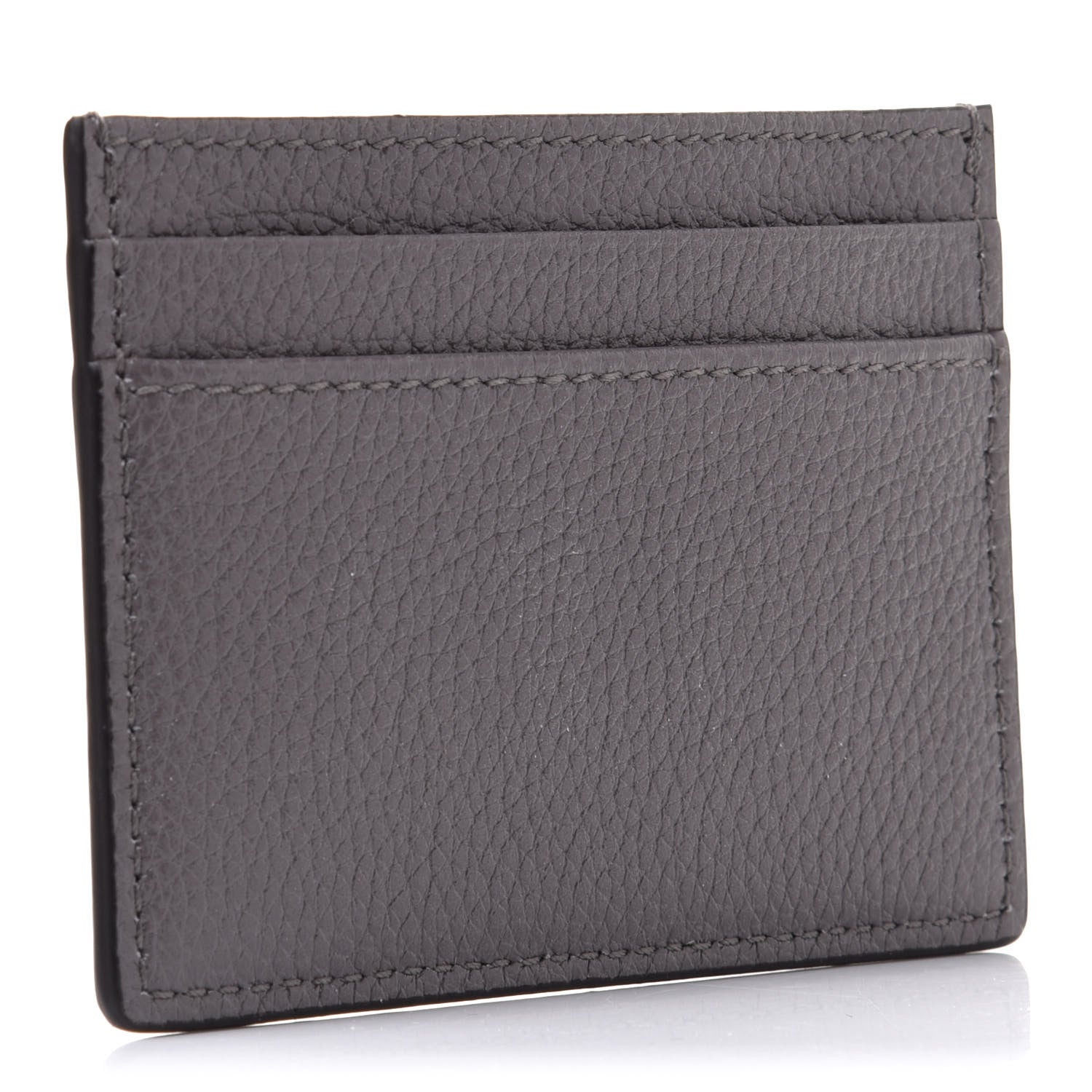 Gucci Grainy Calfskin Zumi Card Holder Dusty Grey 3 of 7