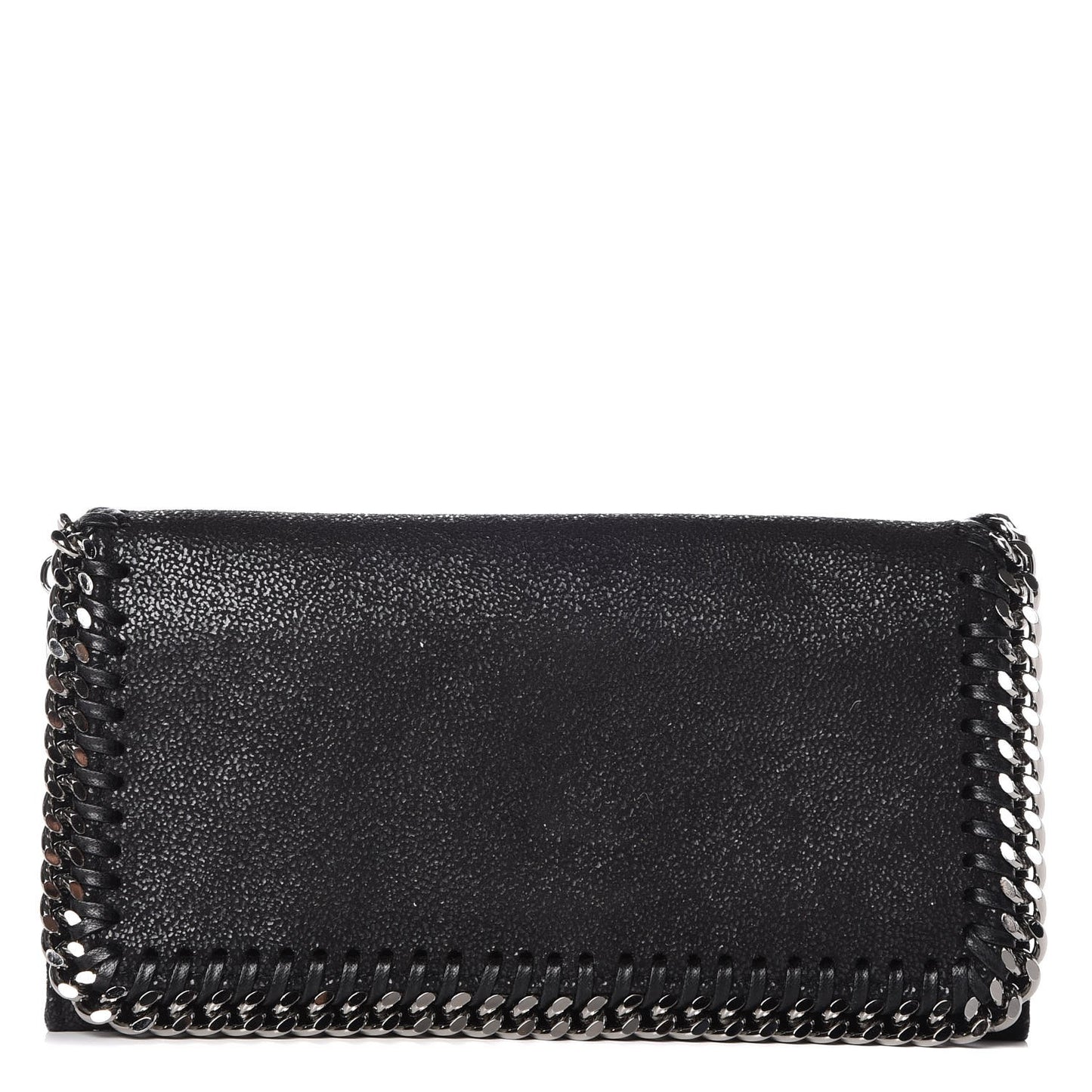 Shaggy Deer Falabella Flap Wallet Black