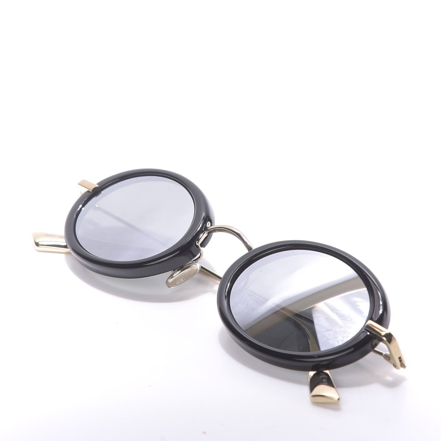 Christian Dior Hypnotic 2 Round Sunglasses Gold Black 8 of 9
