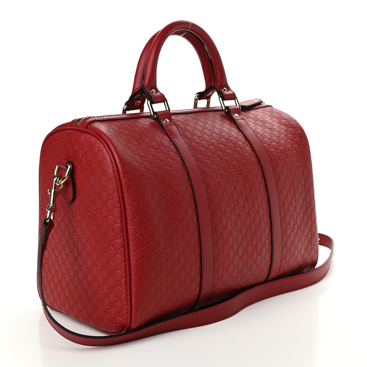 Gucci Microguccissima Medium Boston Red 2 of 9