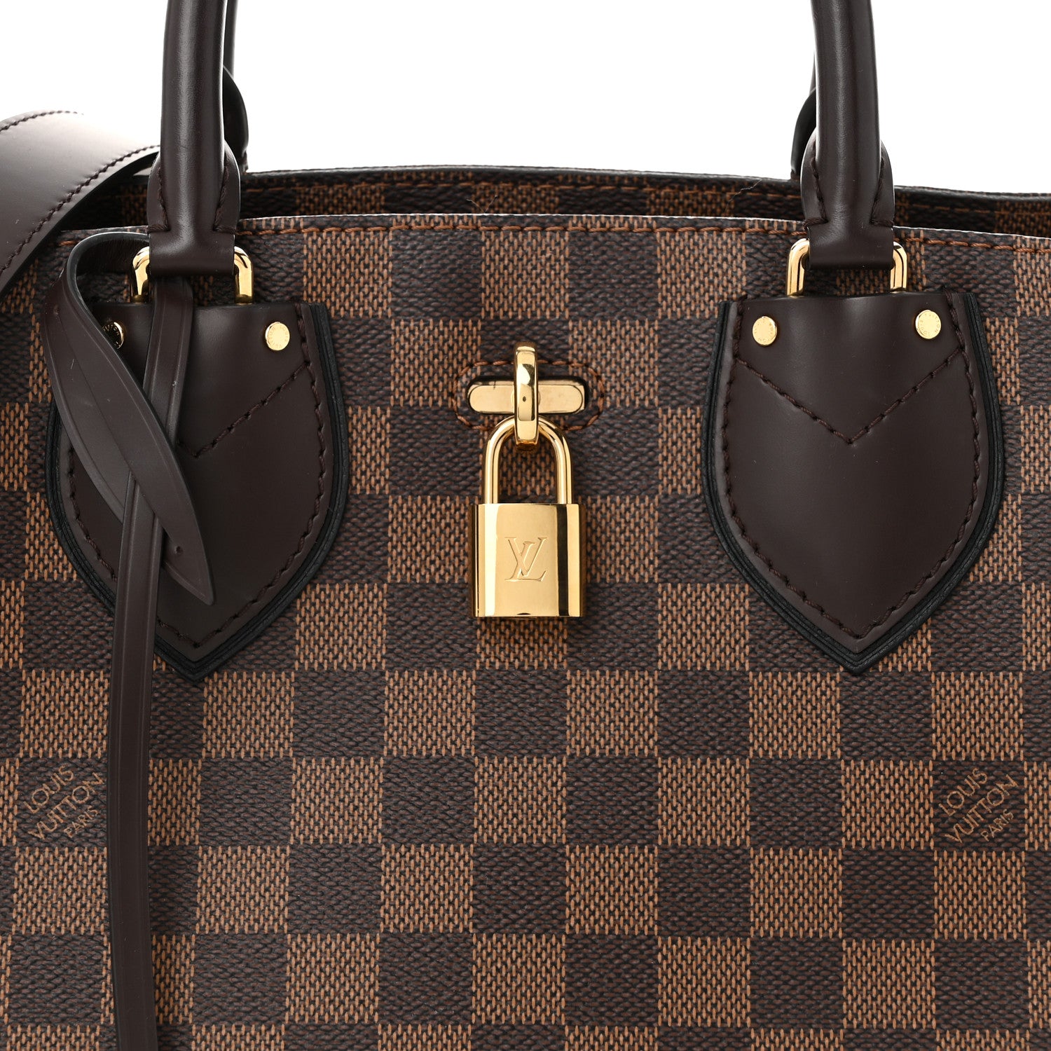 Louis Vuitton Cuir Taurillon Damier Ebene Normandy Black 9 of 11