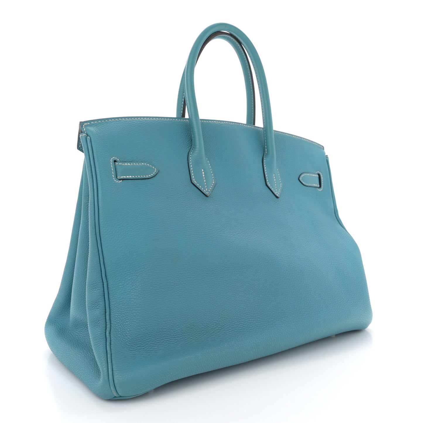 Taurillon Clemence Birkin 35 Blue Jean