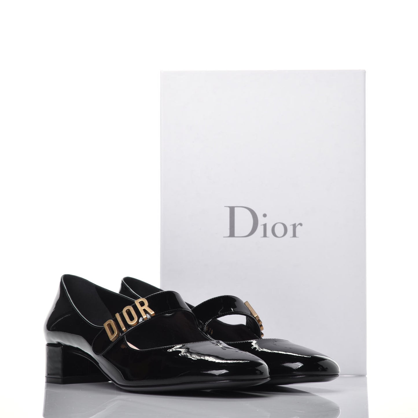Patent Baby-D Ballet Pumps 41.5 Black
