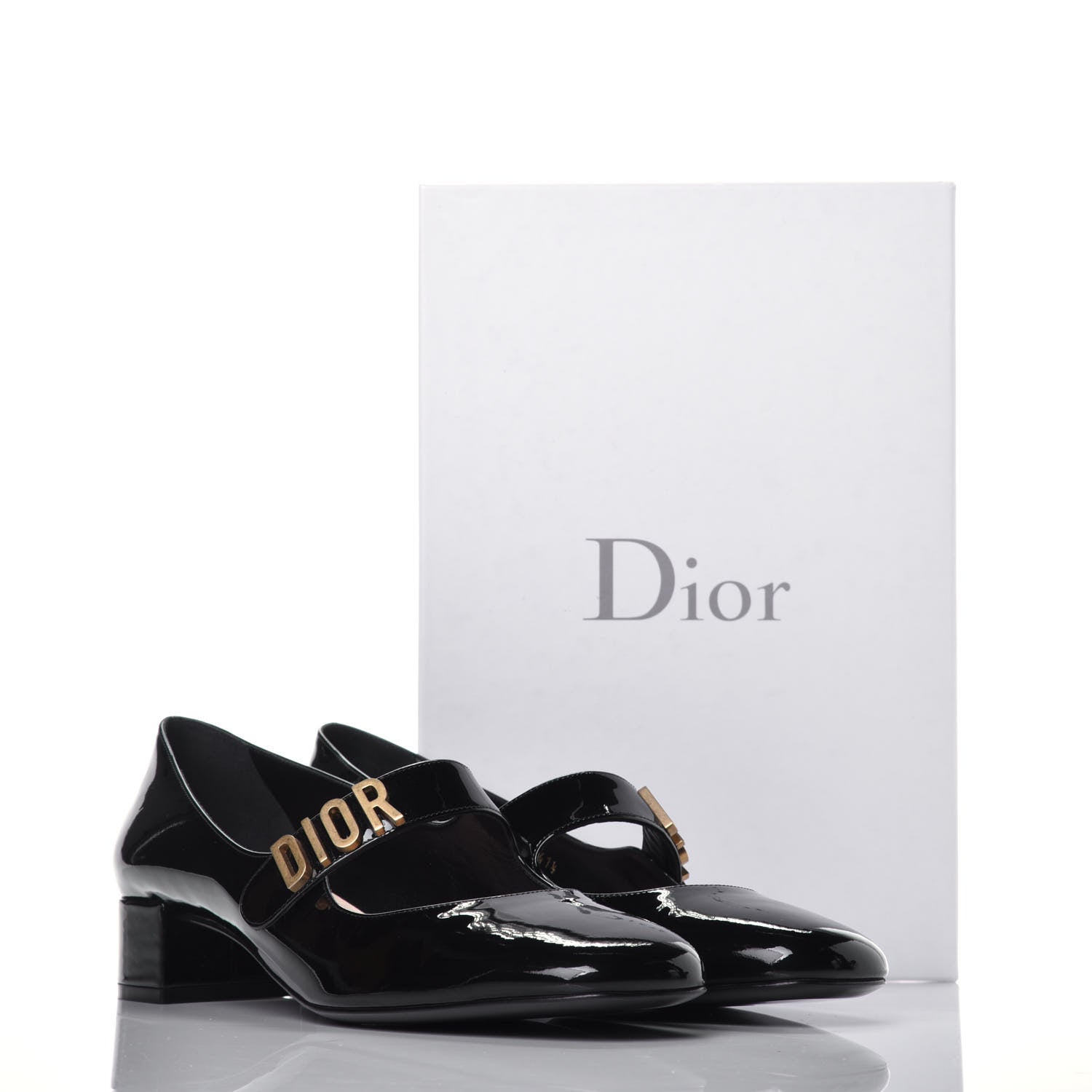 Christian Dior Patent Baby-D Ballet Pumps 41.5 Black 9 of 9