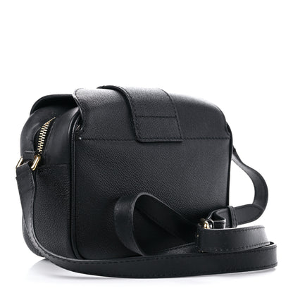 Burberry Soft Grain Calfskin Small Buckle Zip Bag Black 3 of 17