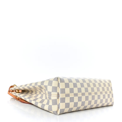 Louis Vuitton Damier Azur Graceful PM Rose Ballerine 4 of 9
