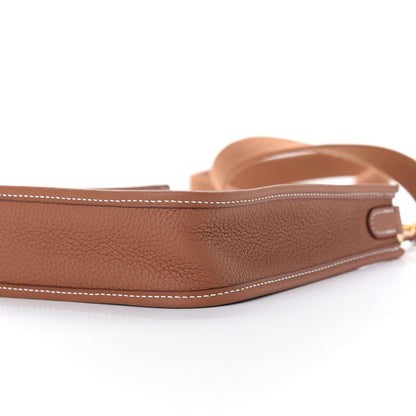 Hermes Taurillon Clemence Evelyne TPM Gold 9 of 9