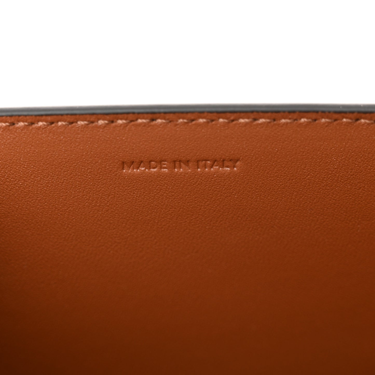 Triomphe Canvas Calfskin Enveloppe Bag Tan
