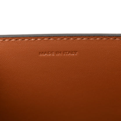Celine Triomphe Canvas Calfskin Enveloppe Bag Tan 8 of 11