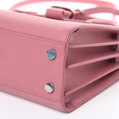 Saint Laurent Grained Calfskin Nano Sac De Jour Rose Dark 8 of 12