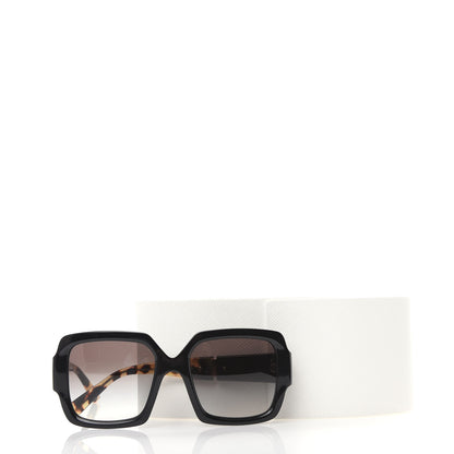 Prada Oversized Monochrome Sunglasses SPR 21X Black Tortoise 8 of 8