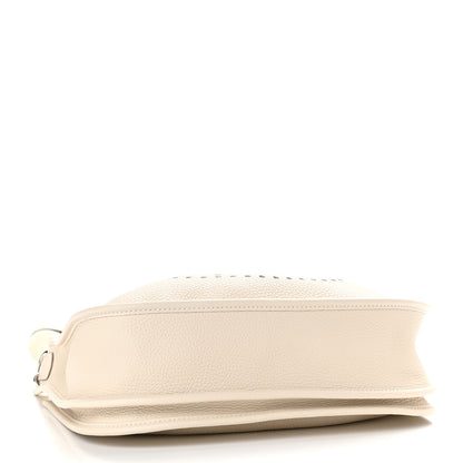 Hermes Taurillon Clemence Evelyne III PM Craie 4 of 9