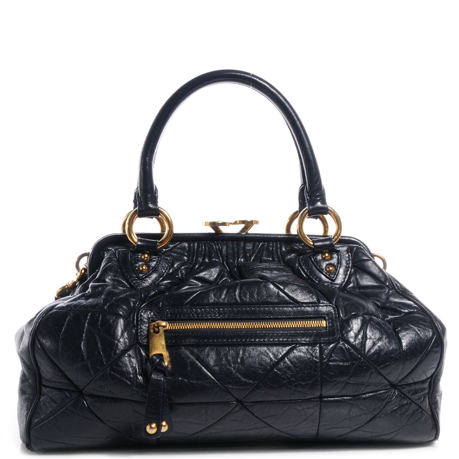 Marc Jacobs Leather Patchwork Stam Indigo 1 of 7