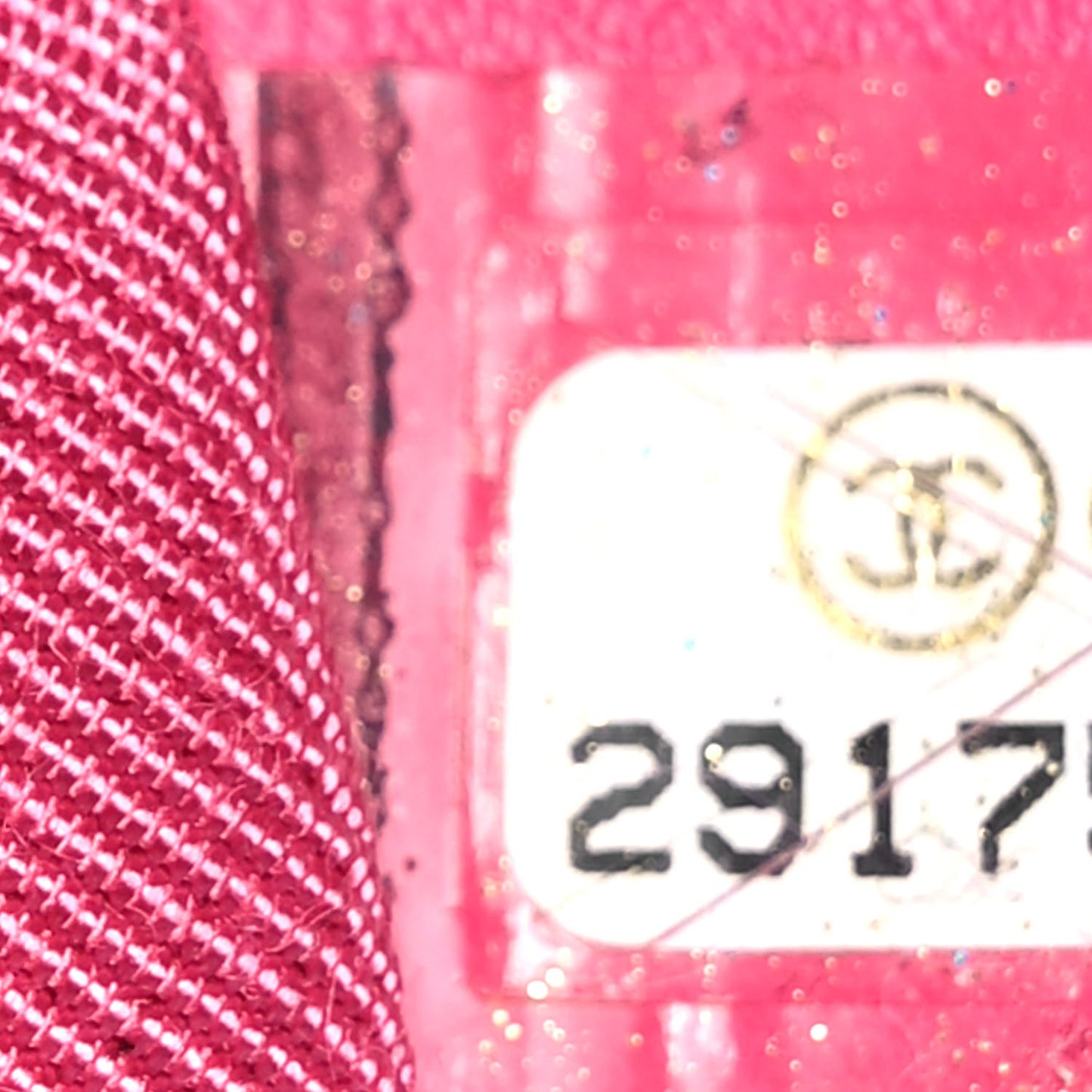 Wool Tweed Giant Logo Waist Bag Pink