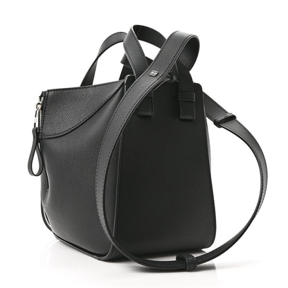 Loewe Soft Grained Calfskin Compact Hammock Shoulder Bag Black 3 of 10