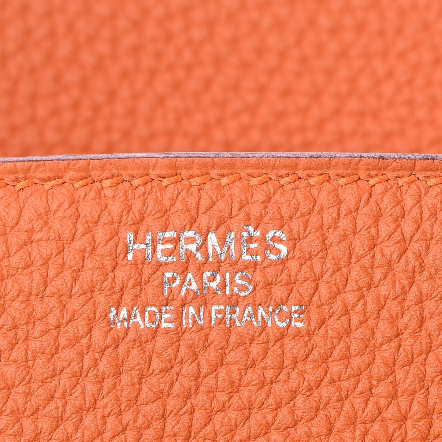 Togo Birkin 35 Orange