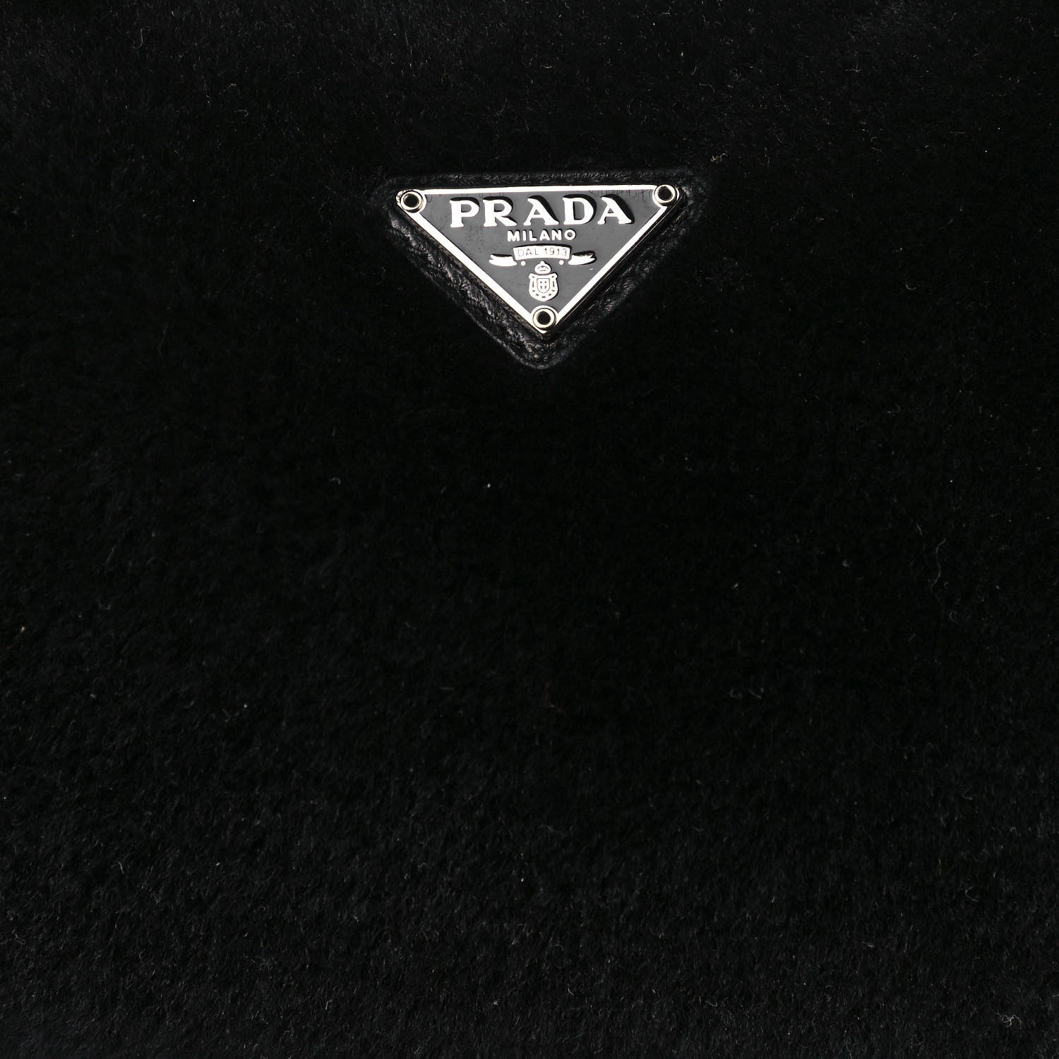 Prada Shearling Mini Re-Edition 2000 Bag Black 12 of 12