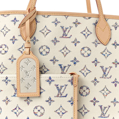 Louis Vuitton Monogram Jacquard Neverfull MM Multicolor Beige 8 of 10