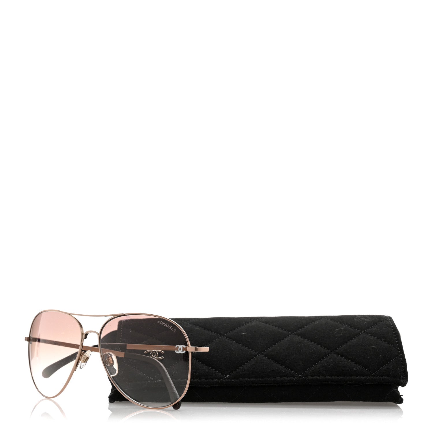 Chanel Aviator CC Sunglasses 4189-T-Q 1733626 – FASHIONPHILE