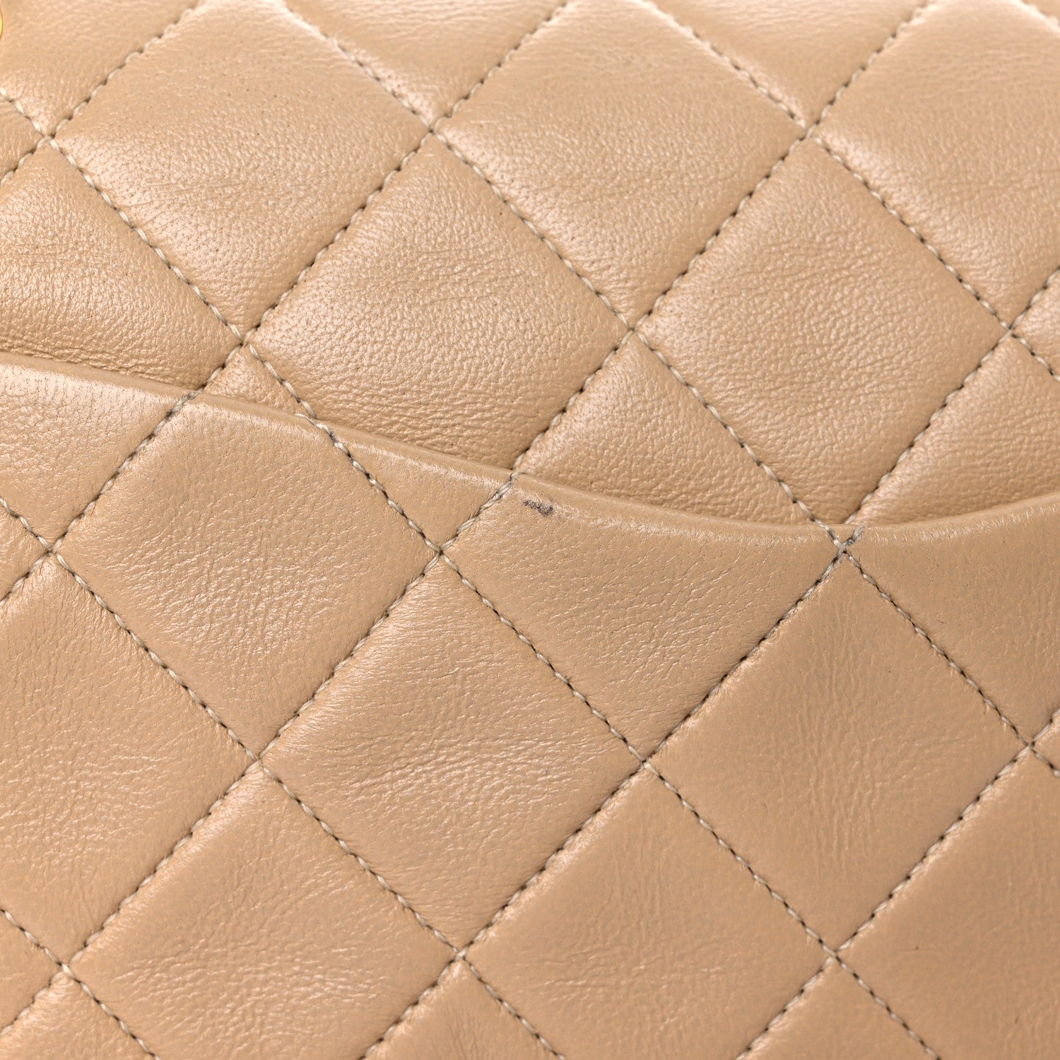 Chanel Lambskin Quilted Small Double Flap Beige 22 of 23