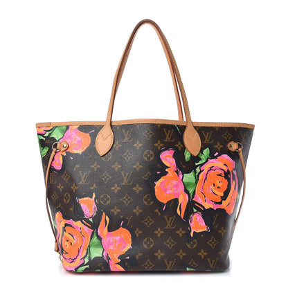 Louis Vuitton Monogram Roses Neverfull MM 1 of 11