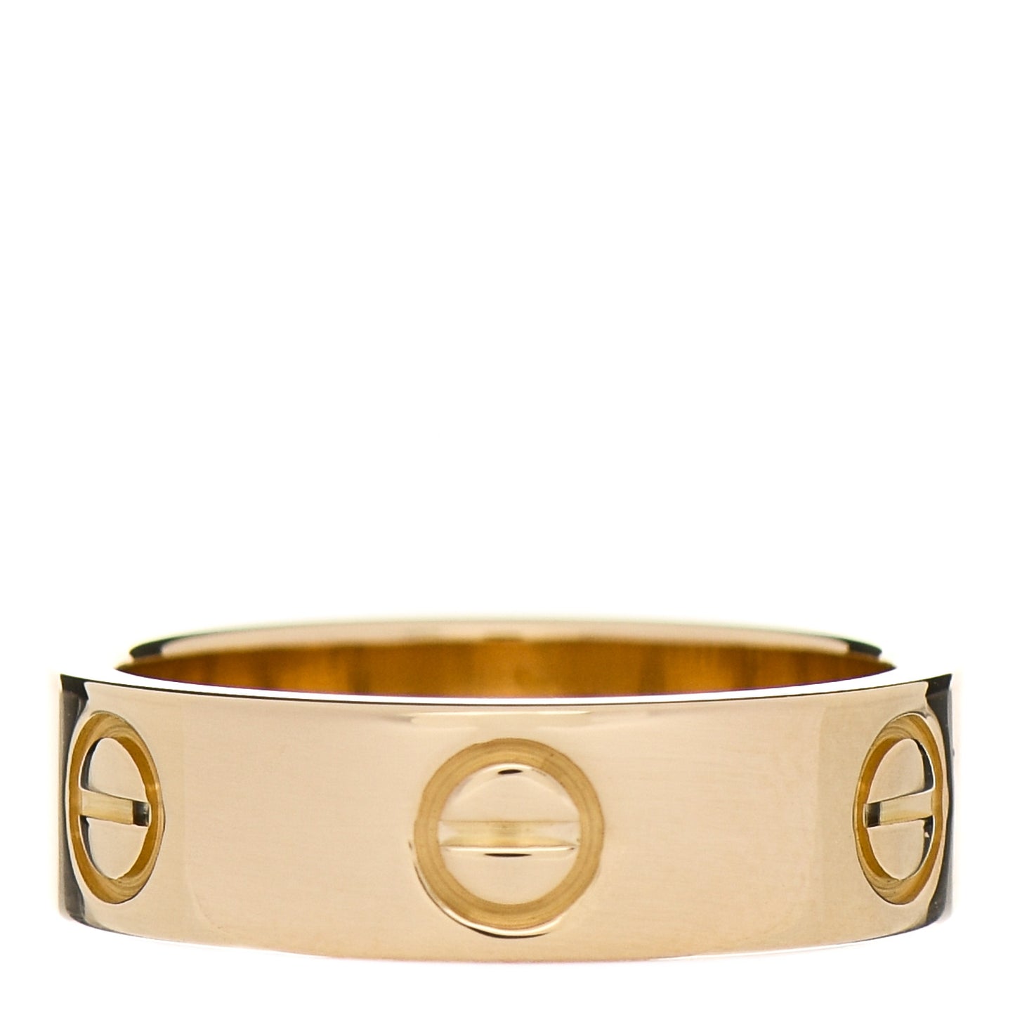18K Yellow Gold 5.5mm LOVE Ring 52 6