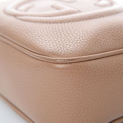 Gucci Pebbled Calfskin Small Soho Disco Bag Camelia 10 of 17